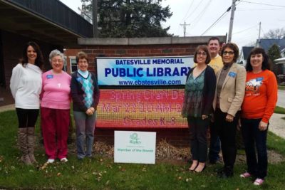 April 2018: Batesville Memorial Public Library - Ripley County Chamber