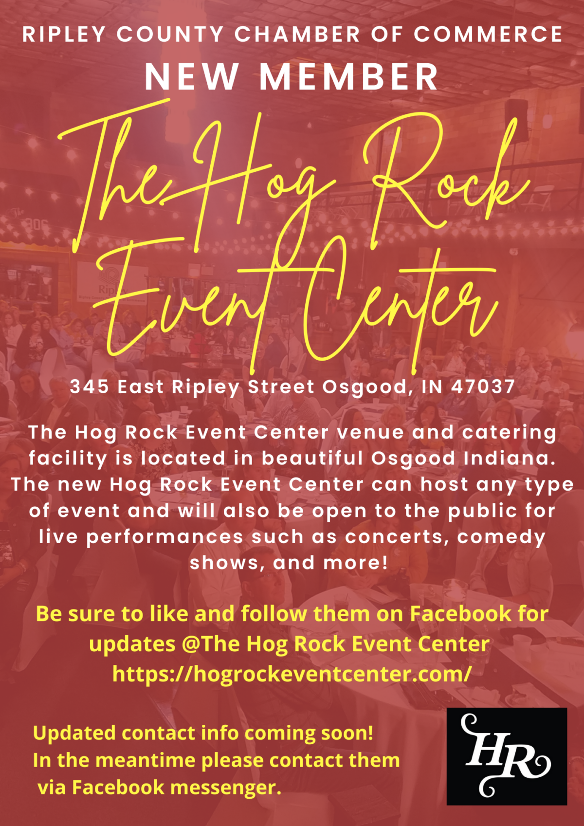 New Member The Hog Rock Event Center Ripley County Chamber of Commerce